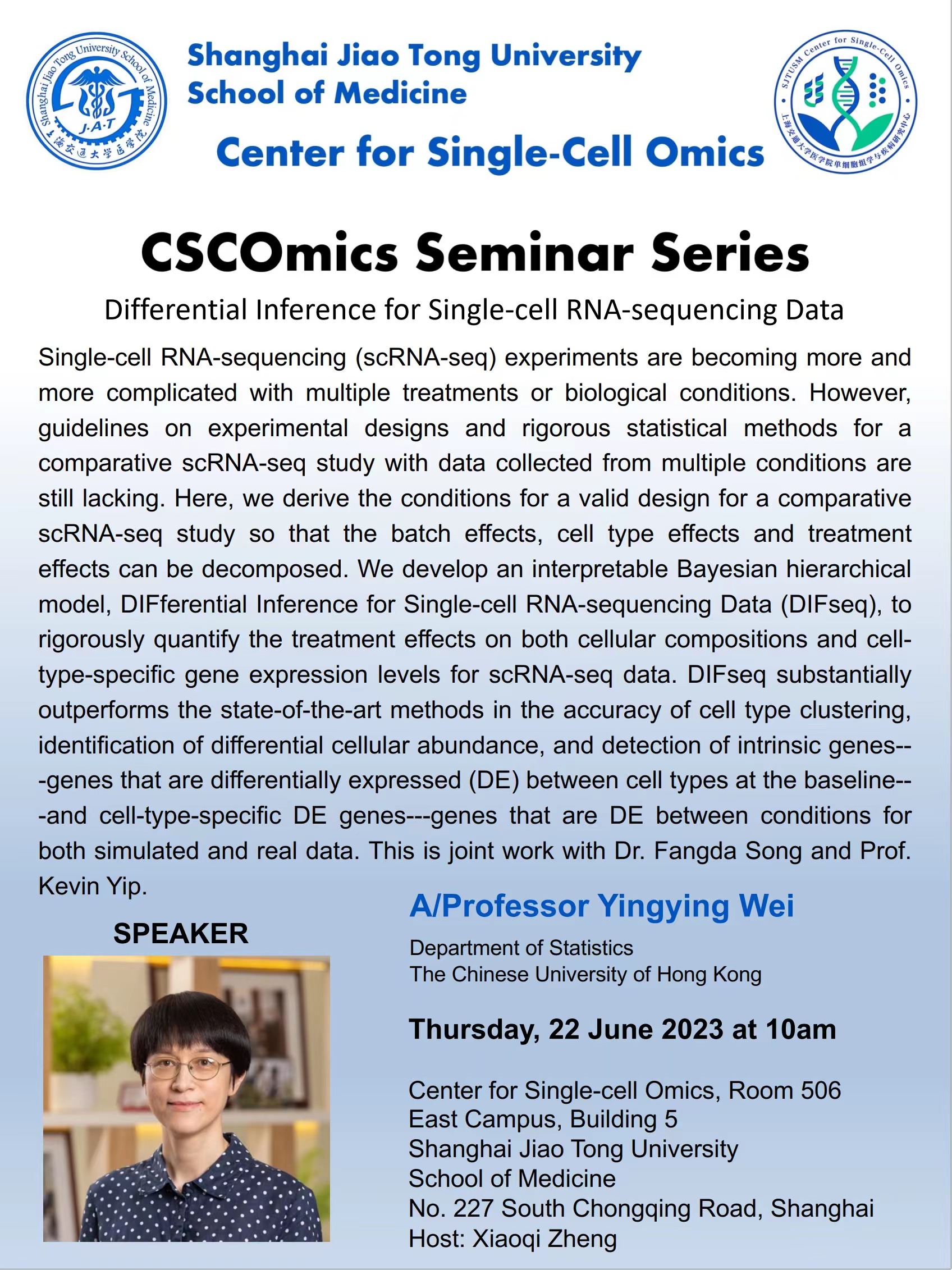 Seminar 6 22 2023 center for single cell omics